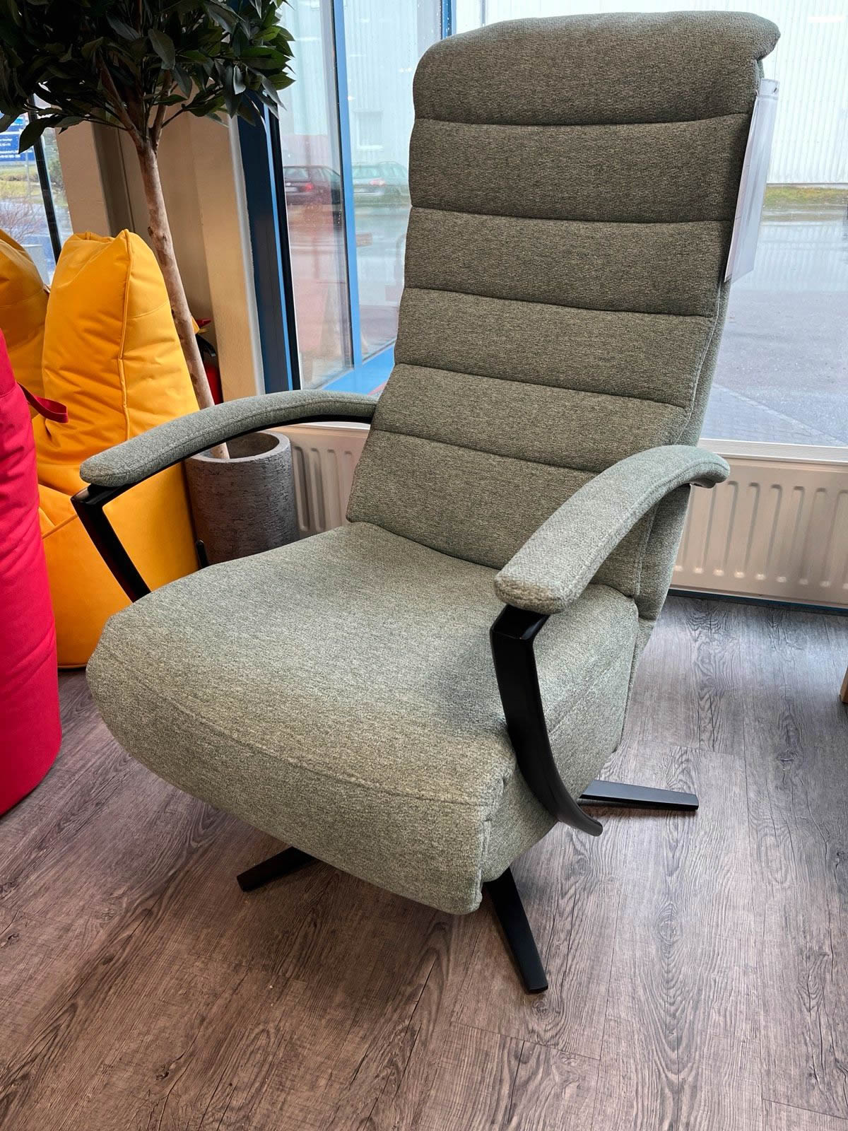 Relaxsessel Sessel mit Verstellung Webstoff mint