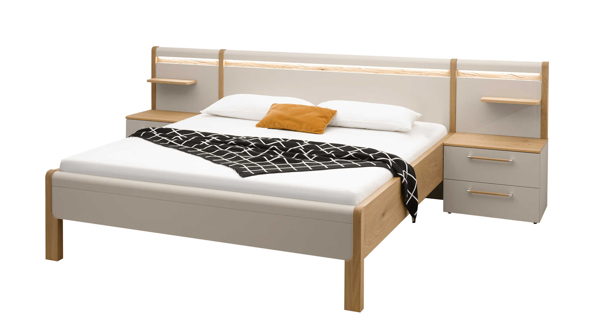 Schlafzimmer Z18093-1 - Holz mit Lack kombiniert