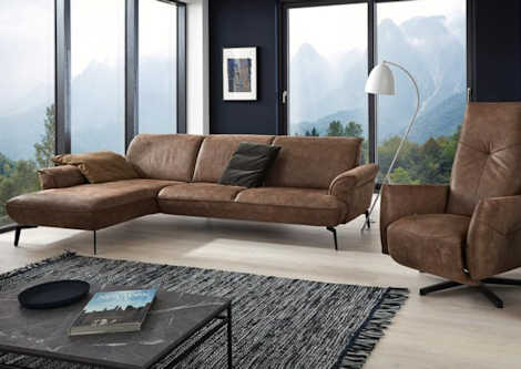 Polstergarnitur Z18946 - mit Recamiere