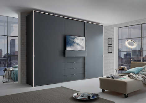 Schwebetürenschrank Z19228 - inkl. Multimedia