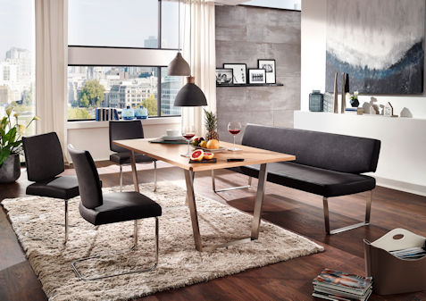 Eckbankgruppe Z20430 - Wildeiche, Kunstleder