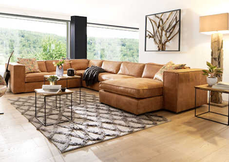 Ledersofa Z20477 - robust