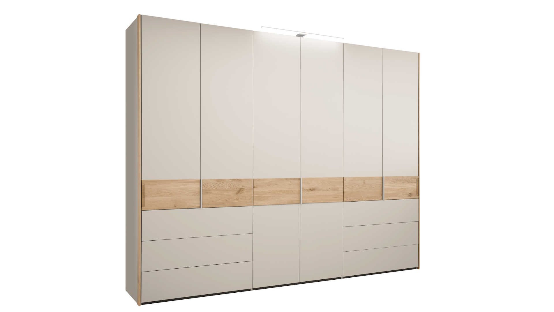 Schlafzimmer Z20768-1 - Eiche mit Lackfront grau