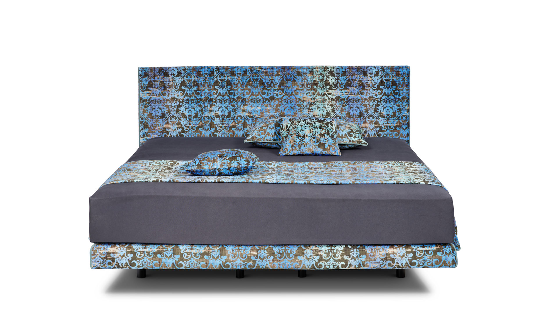 Polsterbett Z20837 - gemusterter Stoffbezug