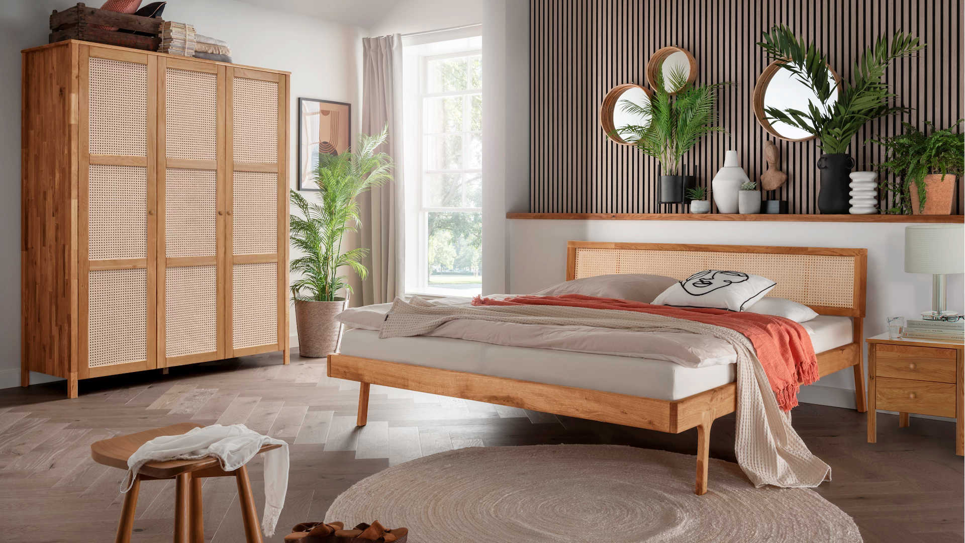 Schlafzimmer massiv Wildeiche Z20696
