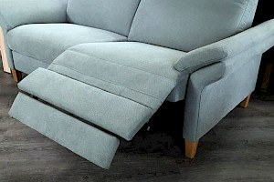 Garnitur Sofa Couch mit motorischer Relaxfunktion