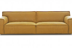 Ledersofa Z22020 - robuster 4-Sitzer