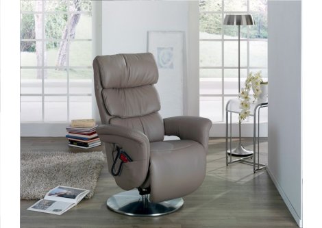 Fernseh- und Relaxsessel Z21972-1 - Leder, "M"-Middle, motorisch verstellbar