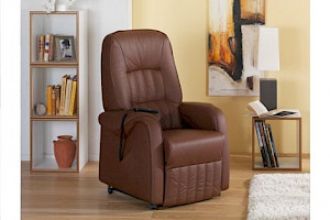 Fernseh- und Relaxsessel Z21982 - Leder, mit Aufstehhilfe