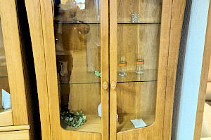 Gläserschrank Eiche Bio gewachst