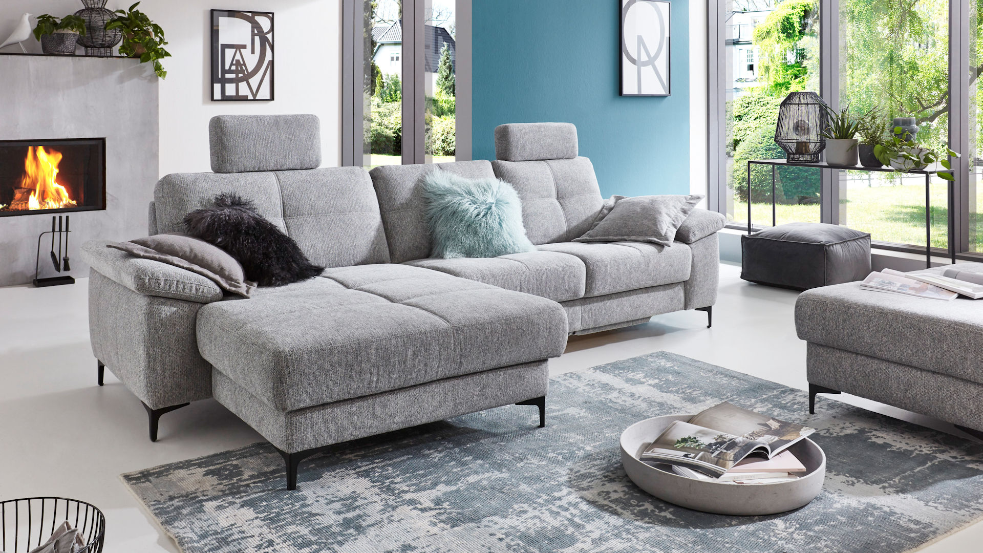 Polstergarnitur mit Longchair Z22240