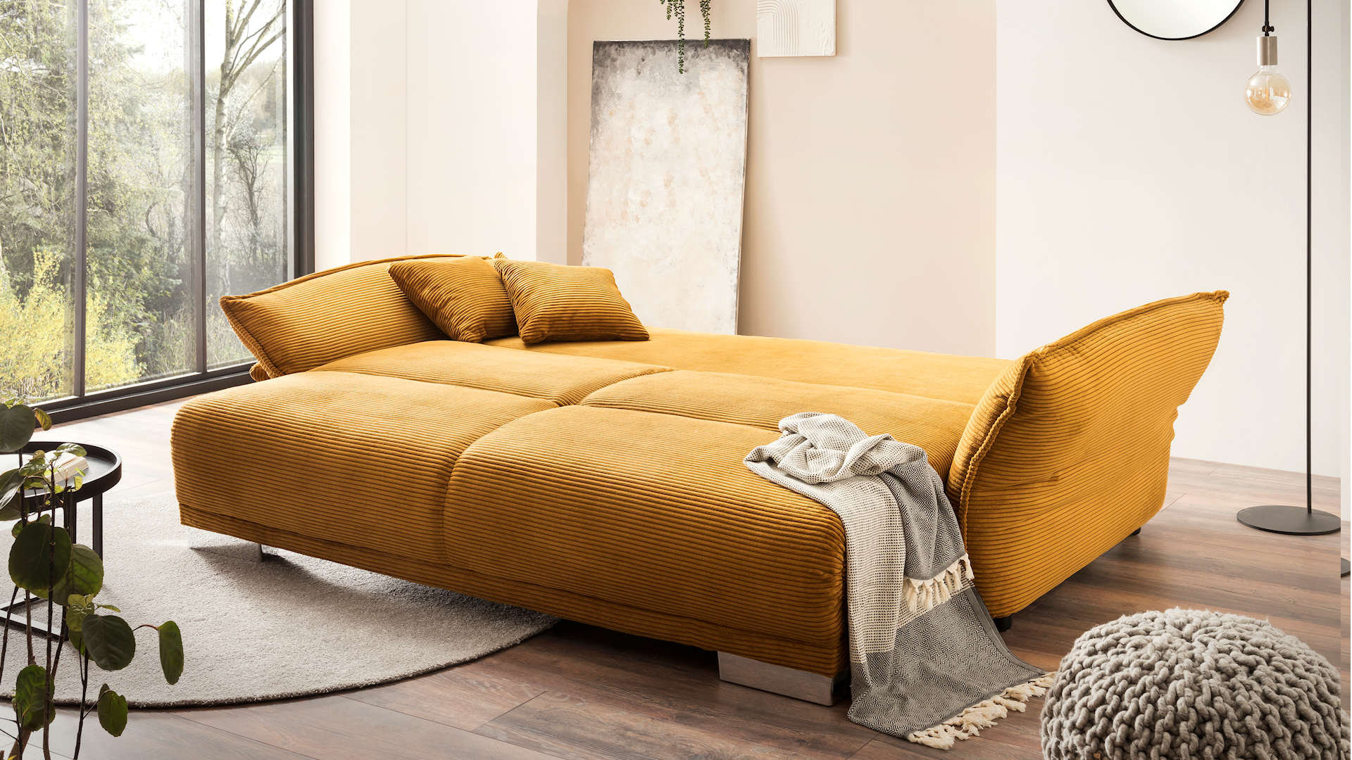 Big Sofa Cord gold Z21430