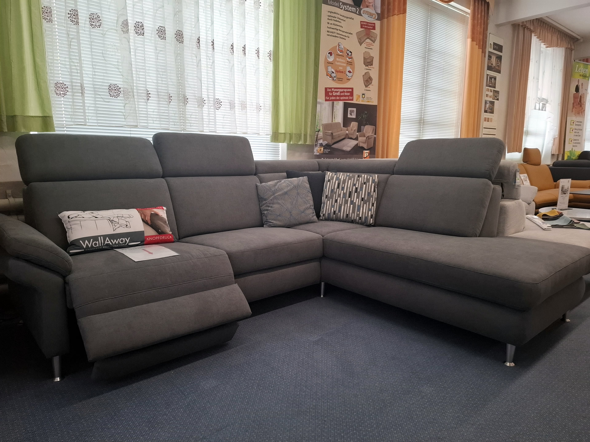 Polstergarnitur TL 1803 mit elektr. Relaxfunktion