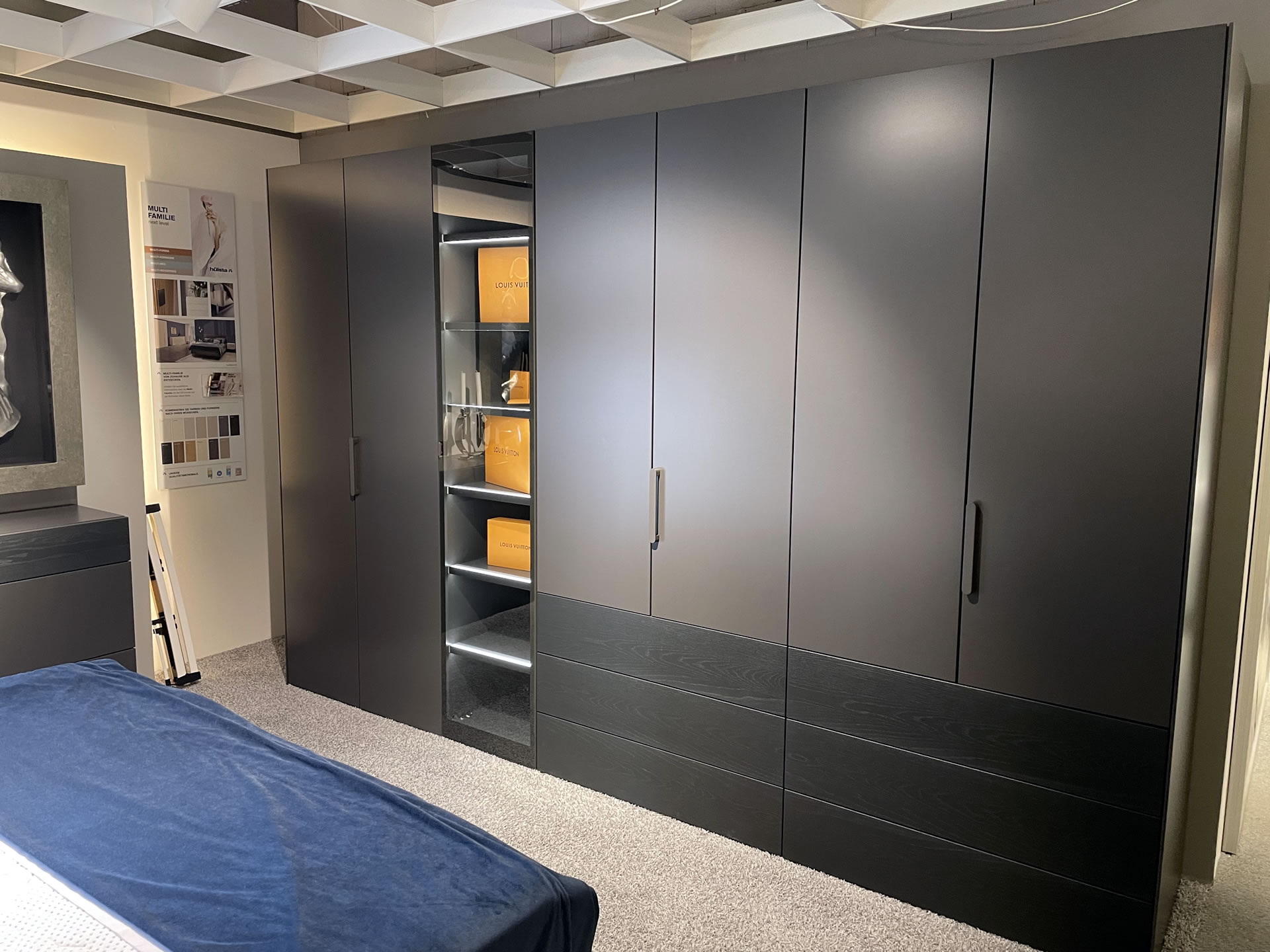 Hülsta Kleiderschrank + 2 Nako + Kommode