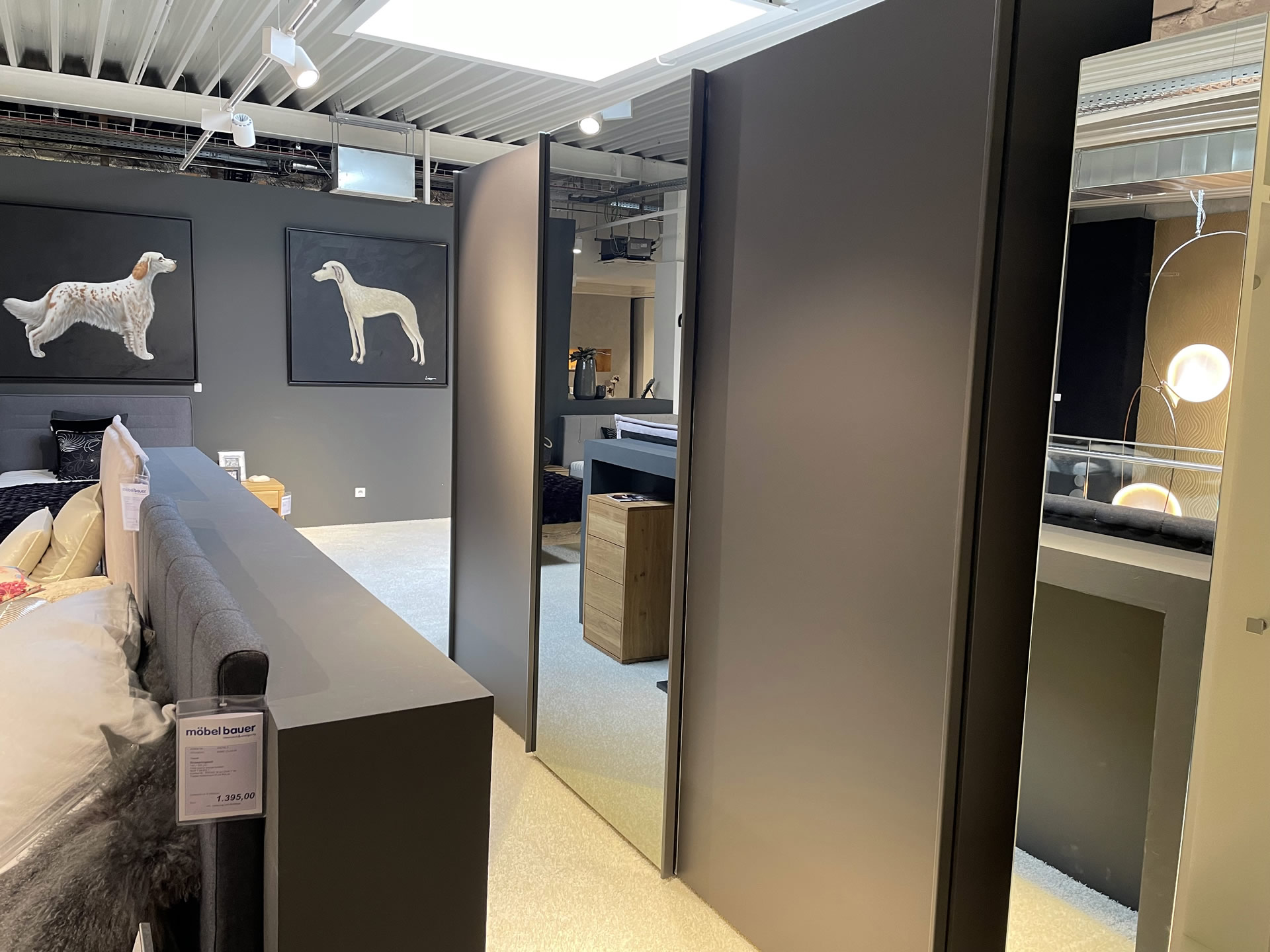 Loddenkemper Schiebetürenschrank anthrazit