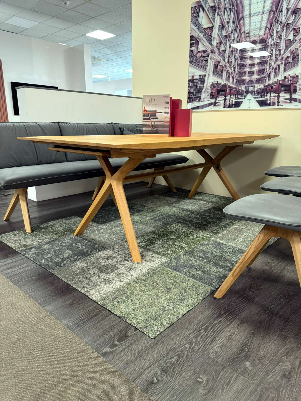 Anrei Tisch Listo mit Ansteckplatte