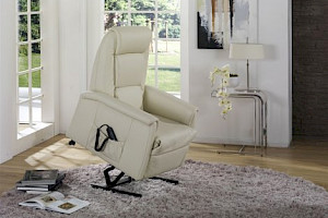 Fernseh- und Relaxsessel Z22783-1 - Leder, Maxi, mit Aufstehhilfe