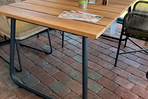Gartentisch Teak massiv 160x90cm